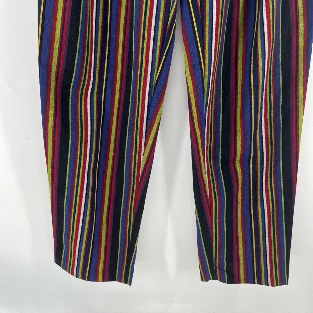Vintage ESPRIT Striped High Waist Tapered Pant - Picture 11 of 12